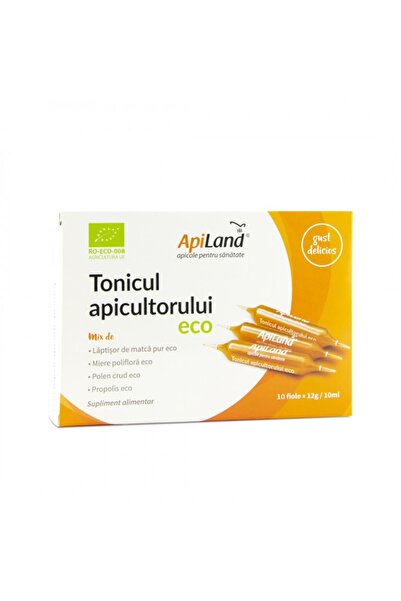 Apiland Tonic pentru apicultori, 10 fiole x 12g