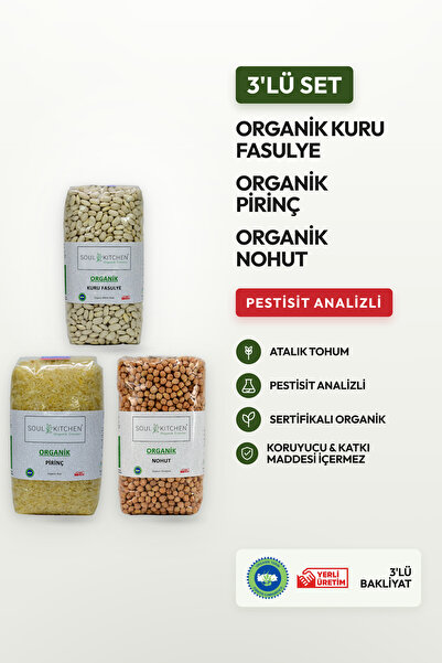 Soul Kitchen Organik Ürünler Sertifikalı Organik Bakliyat Ramazan Paketi 3