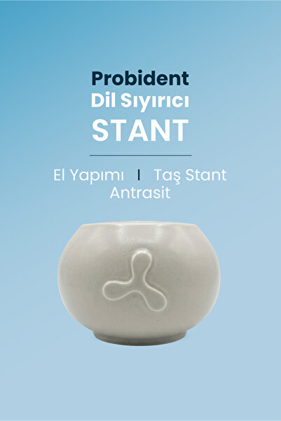 Probident STANT - Dil Sıyırıcı Yedek Stant ( Beyaz/Gri )