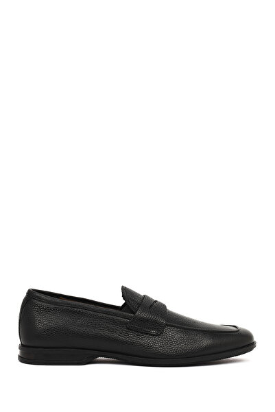 Derimod Loafer clasic din piele neagră pentru bărbați 26SFD6028FT