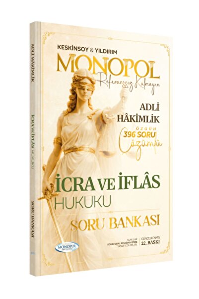 Monopol Yayınları Hakimlik İcra ve İflas Hukuku Soru Bankası 22. Baskı