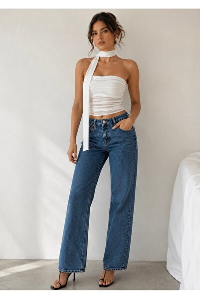 Butik Fularlı bluz