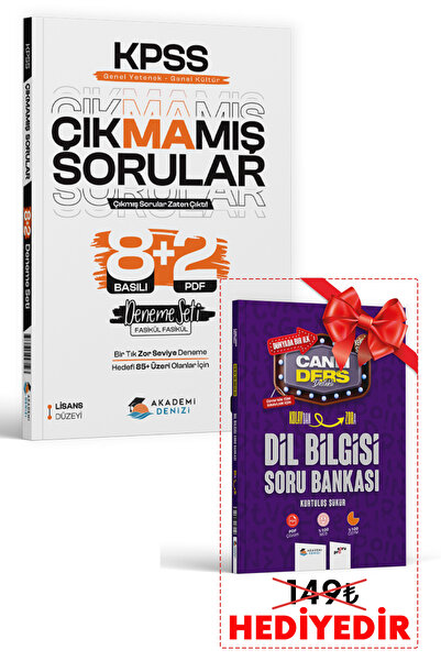 Ulti Yayınları Akademi Denizi KPSS GYGK Çıkmamış Sorular 8+2 Deneme Seti Hede...