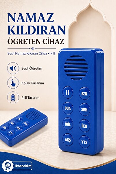 Voice Device Teaching Prayer – Adhan, Prayer and 5 Hours Prayer Guide – Blue