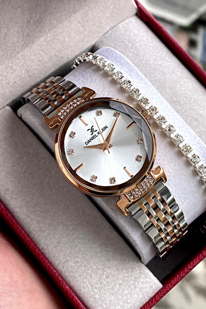 Daniel Klein Rose Gold Çelik Jubile Kordon Anneler Günü Hediyesi Orijinal 2 Y...