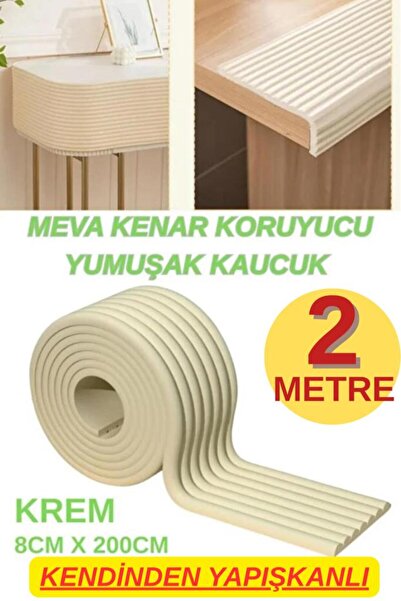 Renkli Duvarlar 8cmx200cm 1 ΤΕΜ. Meva Αυτοκόλλητη Κρέμα Προστασίας άκρων από ...