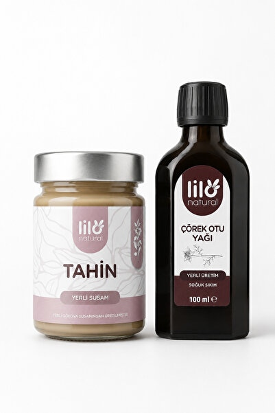 Lilo Natural Tahin ve Çörek Otu Yağı Seti