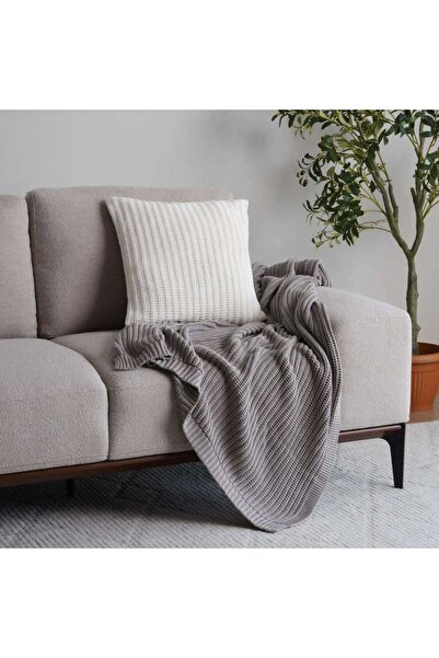 PAN HOME Ardine Throw 127x152cm - Grey