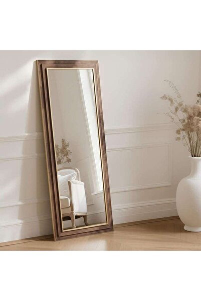 PAN HOME Arryn Leaner Mirror 91x203cm - Walnut
