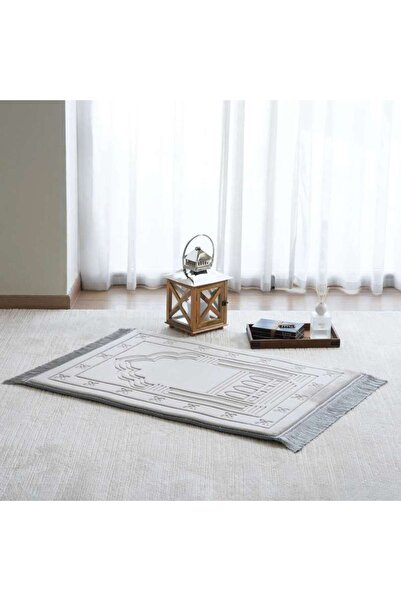 PAN HOME سجادة صلاة توغو 80x120 سم - رمادي فاتح