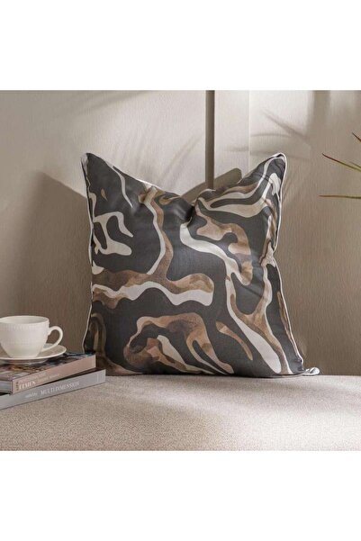 PAN HOME Aurelia Printed Filled Cushion 50x50cm-beige