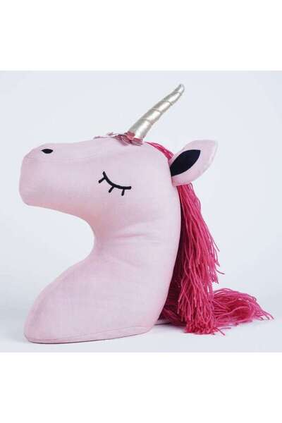 PAN HOME Unicorn Wall Decor 35x15x30Cm Pink