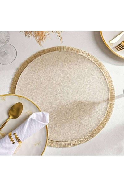 PAN HOME مفرش طاولة كريستا 30x45 سم - ذهبي