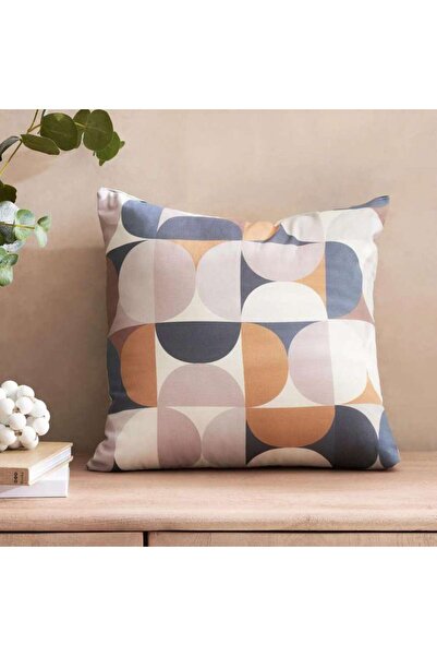 PAN HOME Geometric Printed Filled Cushion 45x45 Cm-multi