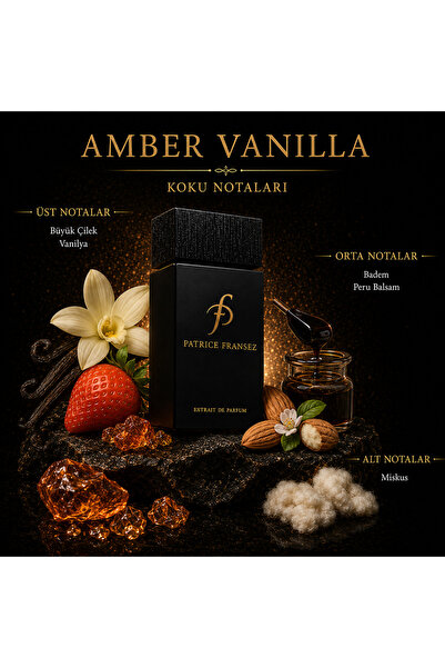 Patrice Fransez Paris AMBER VANILLA-BEYOND LİMİTS COLLECTİON 50 ML UNİSEX PAR...