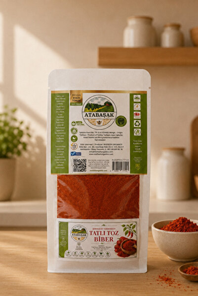 ATABAŞAK Doğal Tatlı Toz Biber 250 Gr
