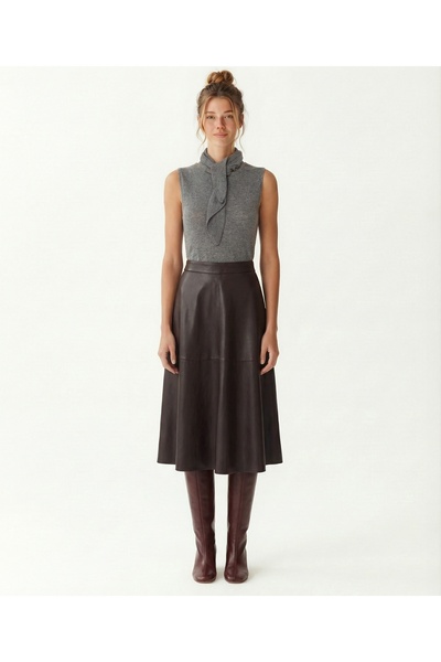 Yargıcı Flared Regular Waist Skirt