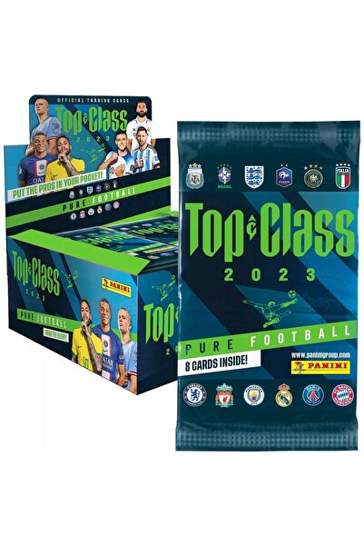 Panini Fifa Top Class 2023 1 Pack (8 بطاقات) بطاقة لاعب كرة القدم للموسم الجديد