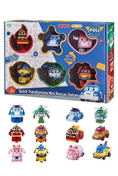 TOYFEST Robocar Poli Quick Transforming Mini Rescue Deluxe