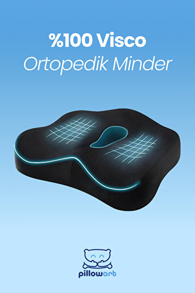 PİLLOWART Minder Oturma Minderi Minderi Ortopedik Oturma Minderi Oturma Simid...