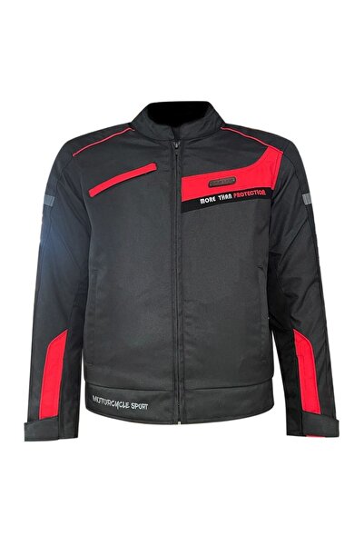 MOTOANL Motorcycle Coat Short 4 Seasons Hörgüçlü Full Protected Maxdura Reinf...