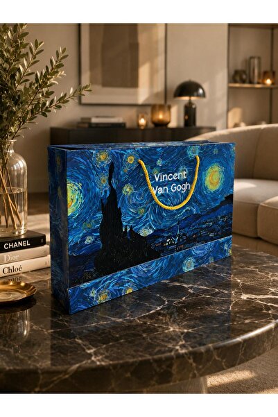 4nio PUNȚI DE CARTON CADOU ORIZONTAL VAN GOGH