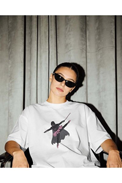 buzagi tasarım ürünleri Darth Vader White Regular T-Shirt