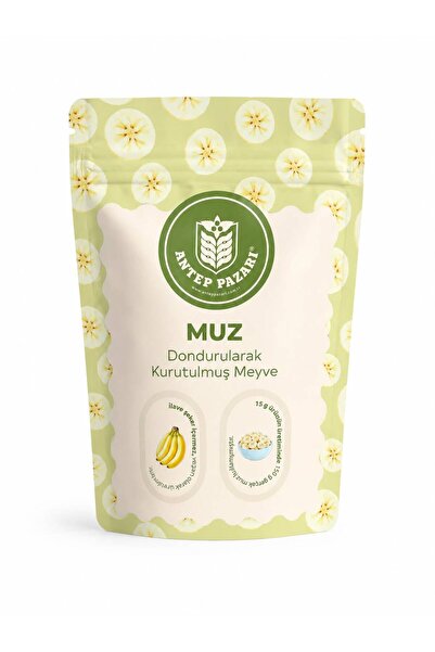 Antep Pazarı Muz Kurusu Meyve Cipsi - Dondurularak Kurutulmuş Freeze Dried Çı...