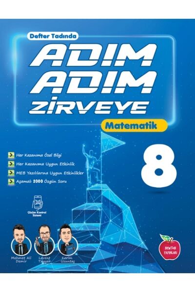 Newton Yayınları 2025-2026 Adım Adım Zirveye 8.sınıf Matematik Yeni Nesil Def...