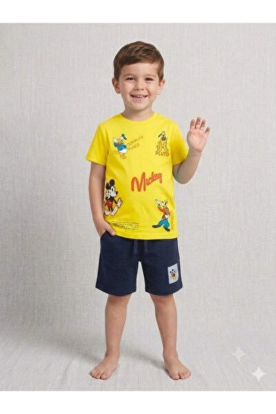 Minitrio Printed Boy's T-Shirt Shorts Summer Set