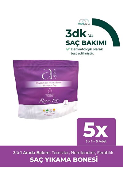 ASAFE A Safe Hijyenik Saç Yıkama Bonesi x 5 Adet