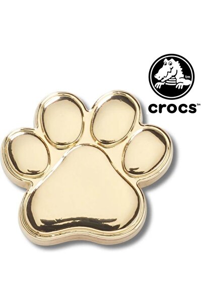 Crocs Златна украса за кучешка лапа с пантофка (10012310-1)
