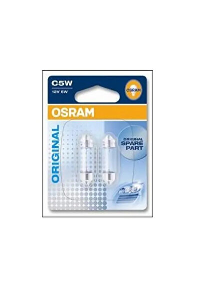 Osram Set de 2 becuri auto cu halogen originale C5W 5W 12V 6418-02B