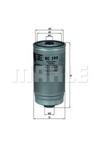 Mahle Original Filtru de combustibil KC 199