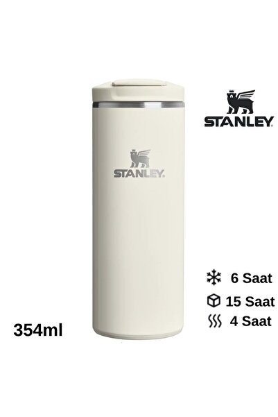 Stanley The Transit Fliptop Mug 0.35 L Termos Kupa Bardak Matara Beige