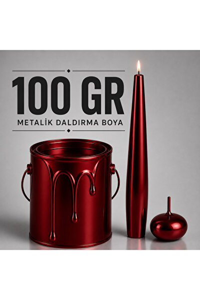 hk Yılbaşı Kırmızısı Daldırma Varak Boya | Alman Boyası | Christmas Red