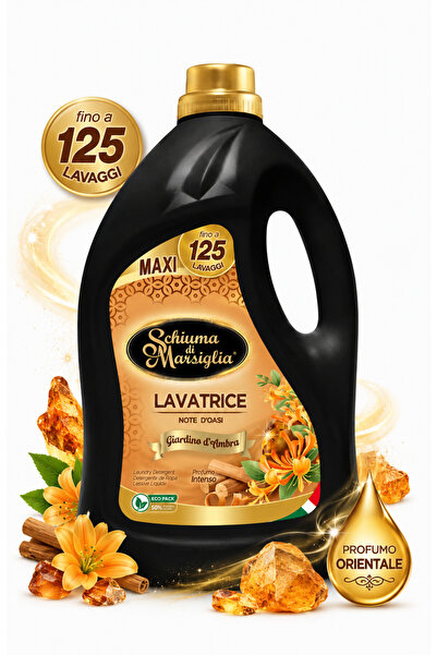 Schiuma di Marsiglia Detergent lichid pentru rufe Giardino d'Ambra 5L – Esenț...