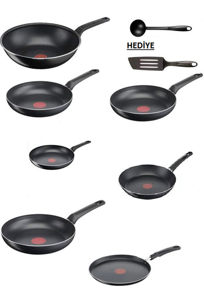 TEFAL Titanyum SimpleCook Difüzyon Tabanlı - 32+28+26+24+20+25KREP+28WOK +TAV...