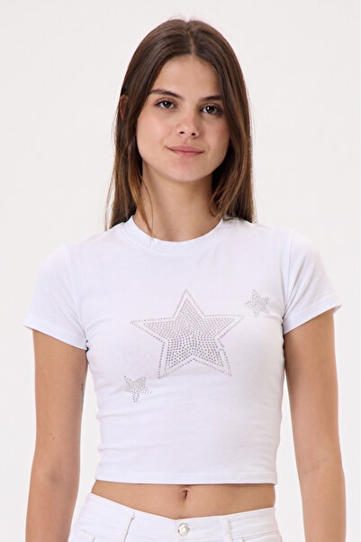 3 ROPE Tricou scurt pentru bebeluși cu imprimeu Star Stone