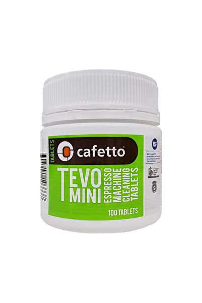 Cafetto أقراص تنظيف ماكينة الإسبريسو الصغيرة من تيفو، خالية من الفوسفات، 100 ...