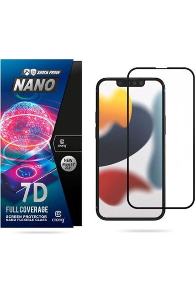 Crong Sticlă flexibilă 7D Nano - Sticlă hibridă 9H incasabilă pentru ecran co...