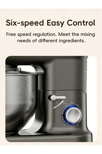 Yallabena Professional Vertical Stand Mixer for Dough Kneading, Whipping and Mixing