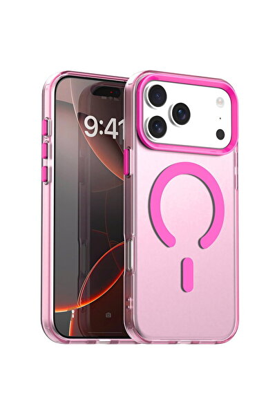 Techsuit Husă pentru iPhone 17 Pro Max - CandyCase MagSafe - Roz