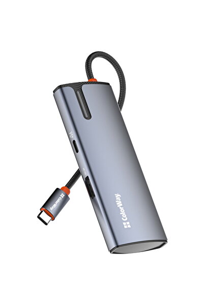 ColorWay Stație de andocare, USB, Tip-C, HDMI - (CW-HUB01) - Argintiu
