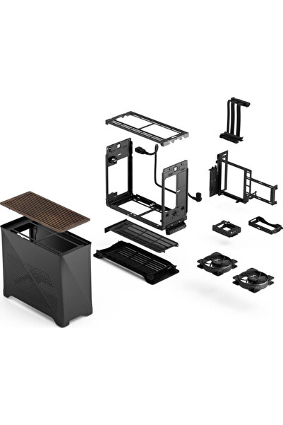 Fractal Design CAFDERA2N02, Fara sursa, Mini Tower, Negru