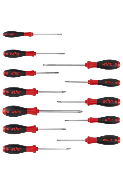 wiha SoftFinish Set surubelnite, drepte, PH, PZ, TORX