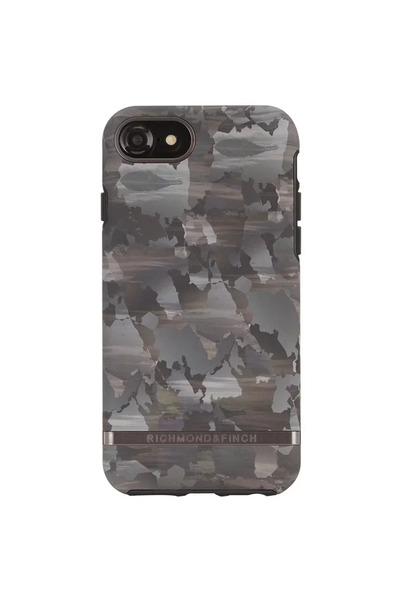 Richmond & Finch Detalii negre camuflaj, IPhone 6/6s/7/8/SE 2G verde, 31206