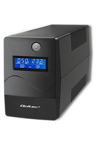 Qoltec Sursă de alimentare neîntreruptibilă, 850VA, 480W, LC