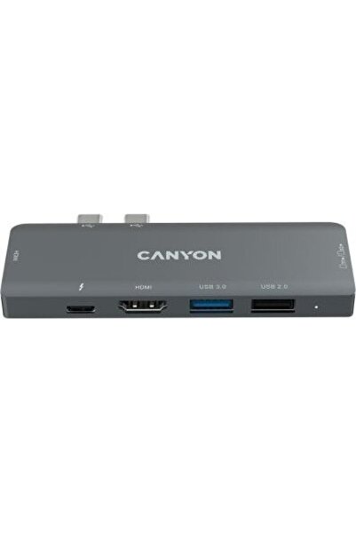 CANYON Hub DS-5 7-în-1 pentru MacBook, Gri