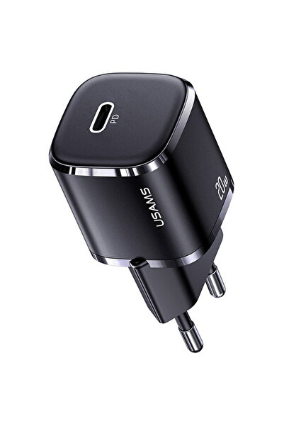Usams T36 Mini USB 1x USB-C 20W PD Negru